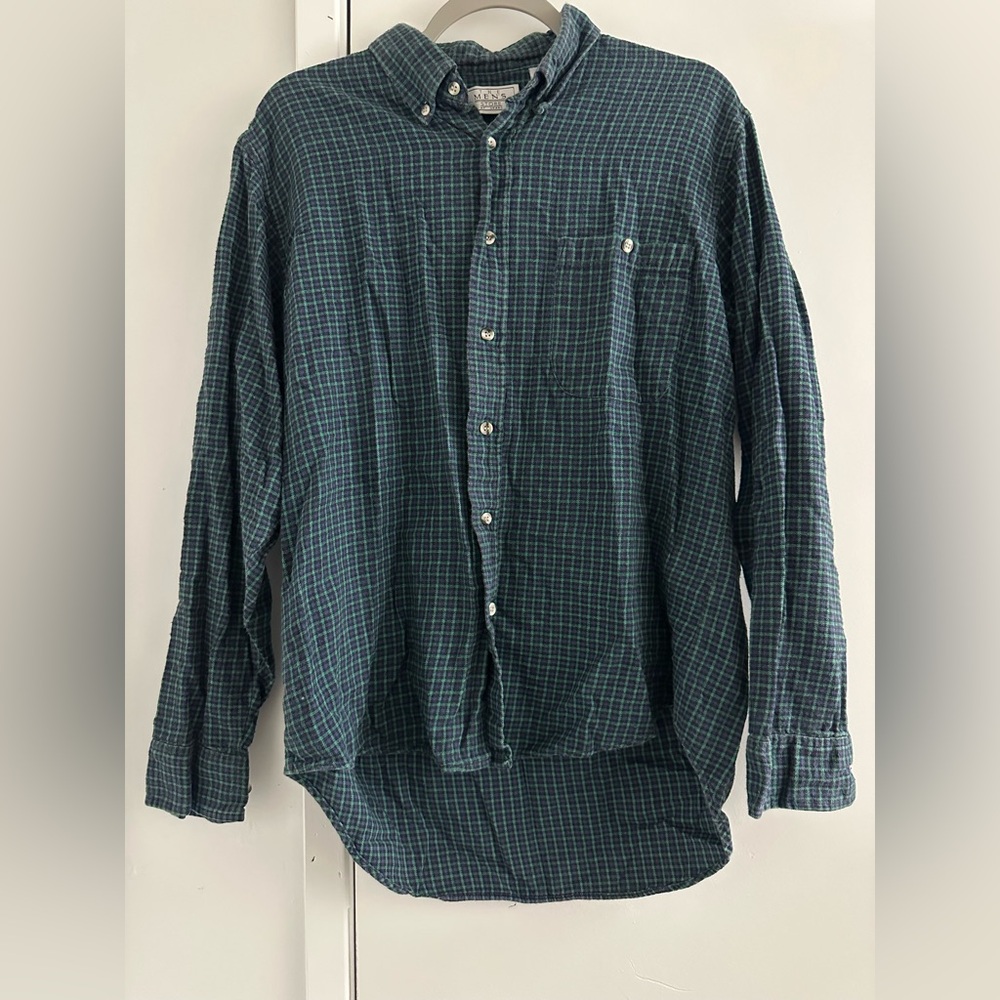 The Mens Store At Sears Shirt Mens L Vintage  Button Up